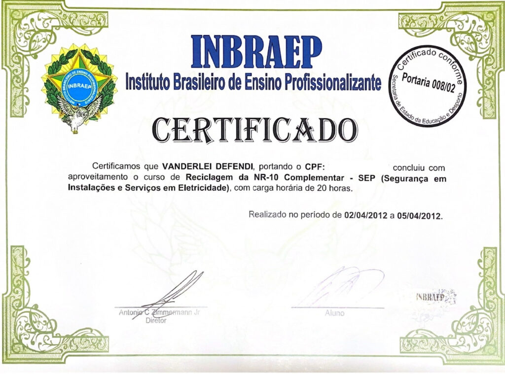 NR10 2012 sem dados